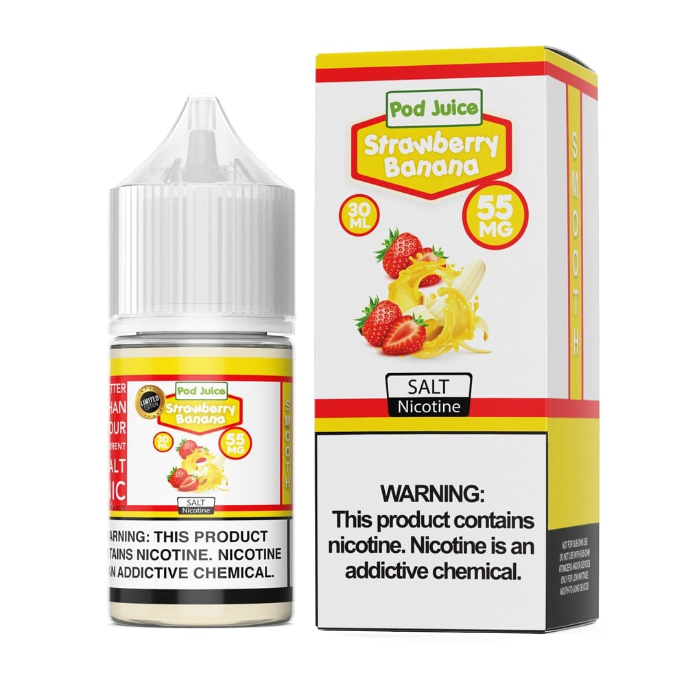 Pod Juice Juice Pod Juice Strawberry Banana TF 30ml Nic Salt Vape Juice