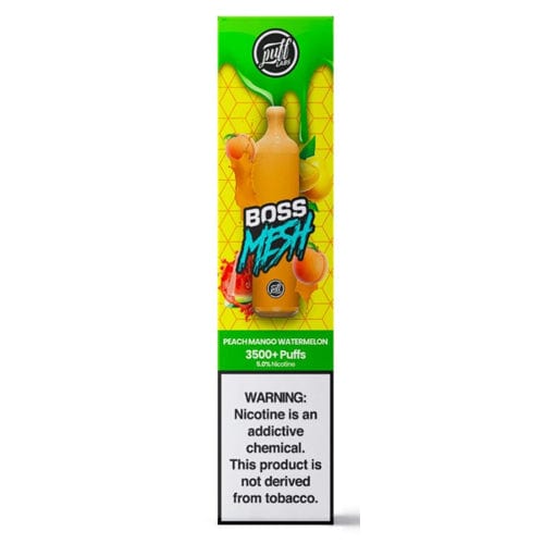 Puff Labs Disposable Vape Peach Mango Watermelon Puff Labs Boss Mesh TF Disposable Vape