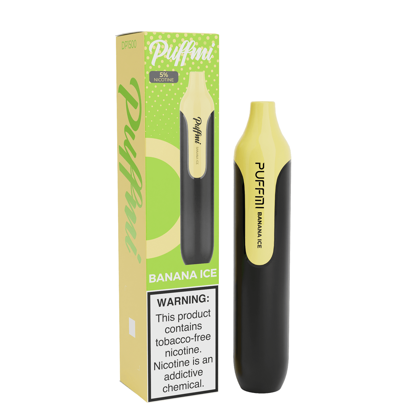 Puffmi Disposable Vape Banana Ice Puffmi 1500 Disposable Vape