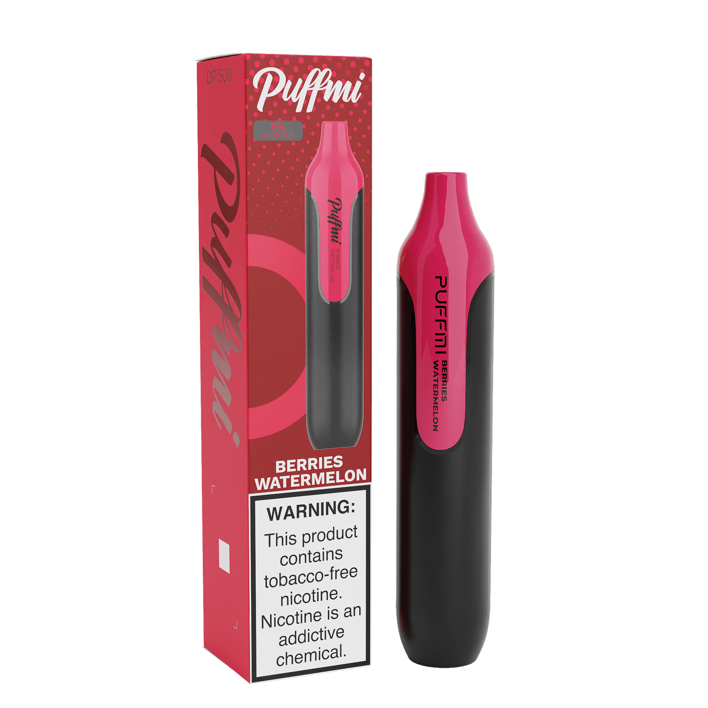 Puffmi Disposable Vape Berry Watermelon Puffmi 1500 Disposable Vape