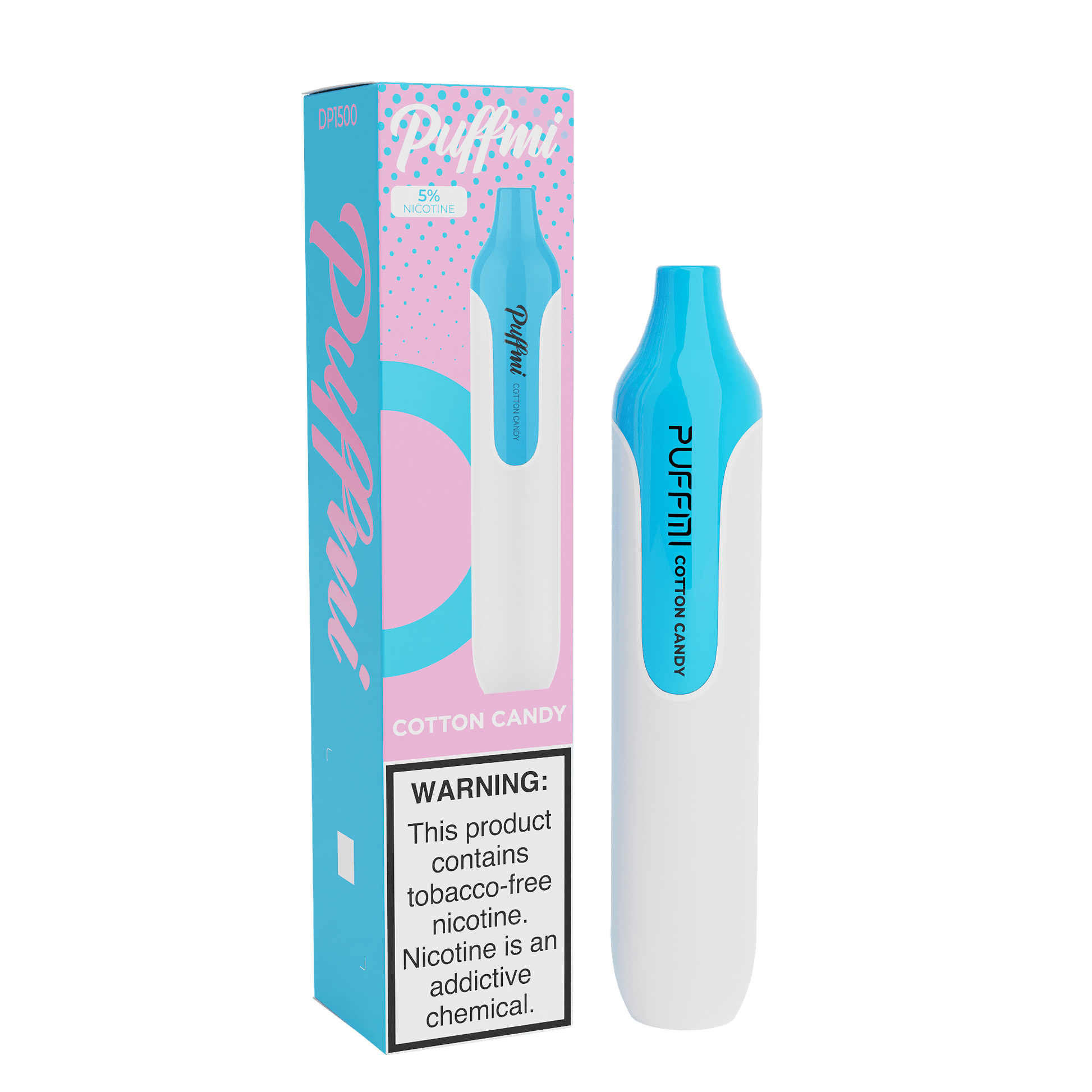 Puffmi Disposable Vape Cotton Candy Puffmi 1500 Disposable Vape