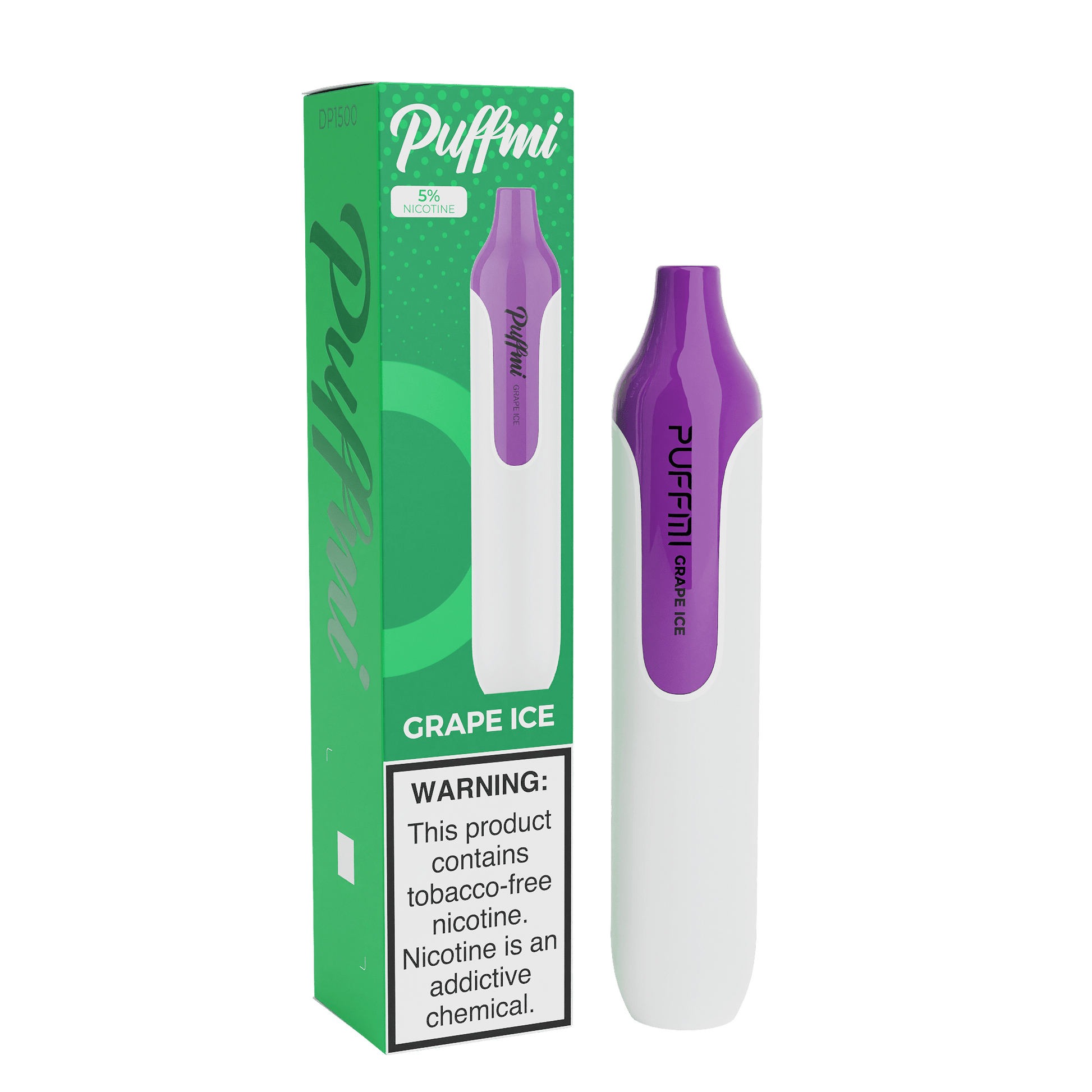 Puffmi Disposable Vape Grape Ice Puffmi 1500 Disposable Vape