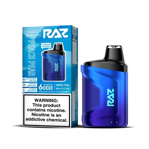 RAZ Disposable Vape Peach Pear RAZ CA6000 Disposable Vape (5%, 6000 Puffs)