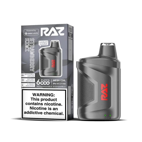 RAZ Disposable Vape Strawberry Kiwi RAZ CA6000 Disposable Vape (5%, 6000 Puffs)