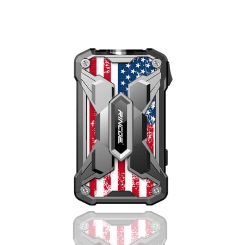 Rincoe Mods Steel Wing American Flag Stainless Steel Rincoe Mechman 228W Mod