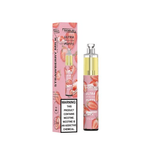 Sigelei Disposable Vape Strawberry Milk Sigelei Ultra Disposable Vape