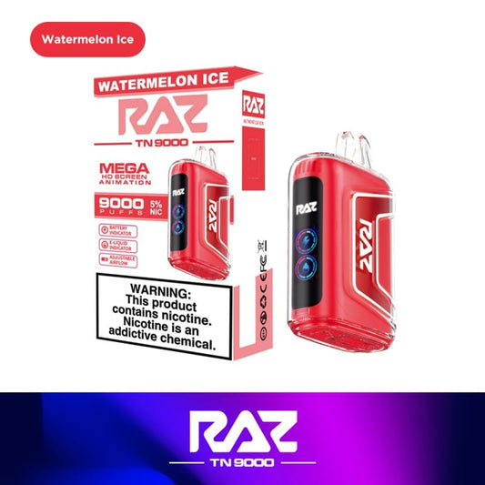 SMOK Disposable Vape Watermelon Ice RAZ 2 TN9000 Disposable Vape (5%, 9000 Puffs)