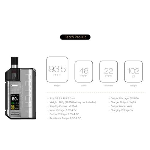 SMOK Pod System SMOK Fetch Pro Pod Device 80W Kit