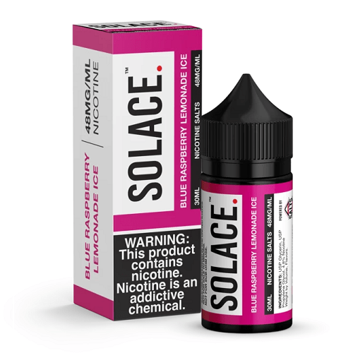 Solace Juice Blue Raspberry Lemonade 30ml Nic Salt Vape Juice - Solace