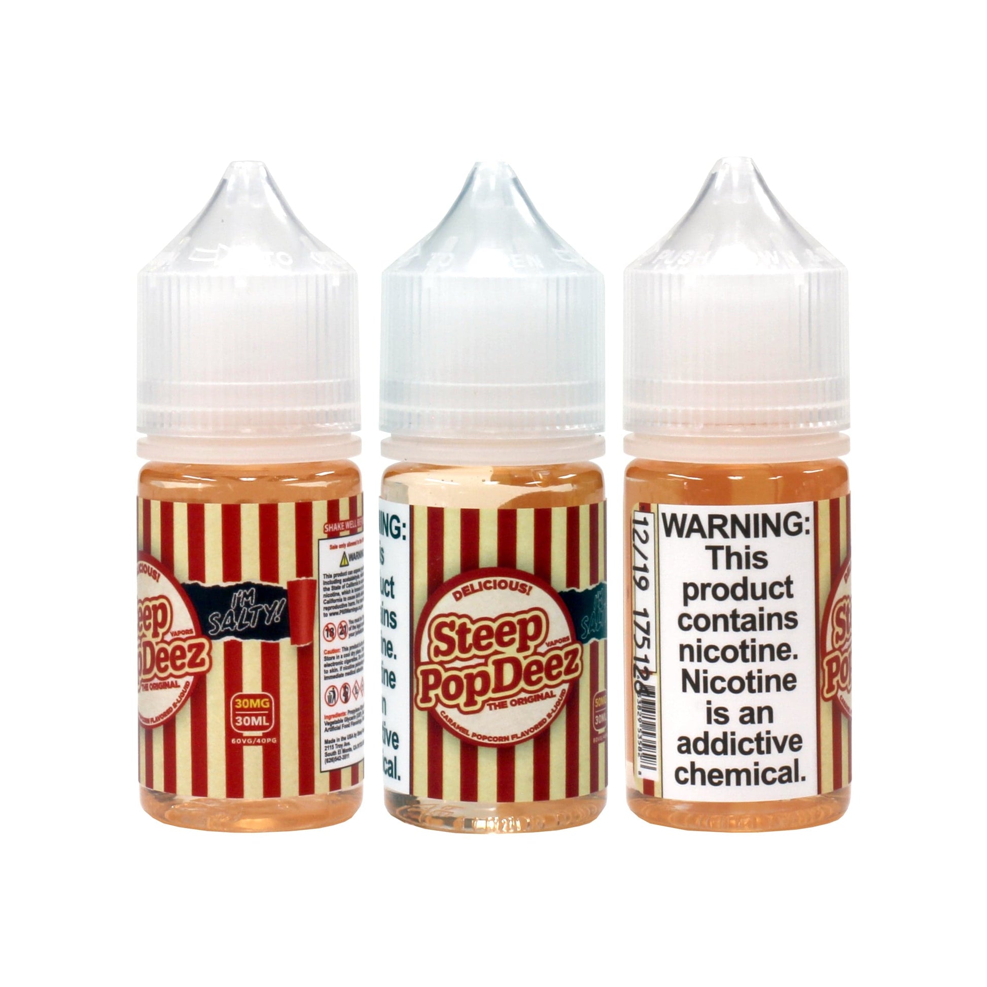 Steep Vapors Juice Steep Vapor Salts Pop Deez 30ml Nic Salt Vape Juice