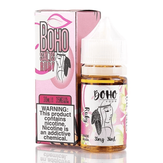 Sugoi Vapor Juice Boho Vape Salts Ruby Salt 30ml Nic Salt Vape Juice