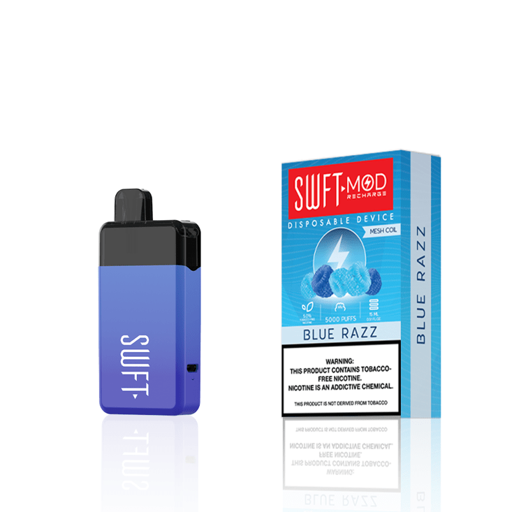 SWFT Disposable Vape Blue Razz SWFT Mod Disposable Vape (5%, 5000 Puffs)