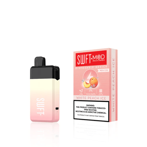 SWFT Disposable Vape White Peach Ice SWFT Mod Disposable Vape (5%, 5000 Puffs)