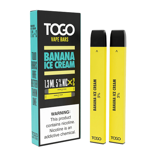 Twist E-Liquids Disposable Vape Banana Ice Cream TWST To Go Disposable Vape Twin Pack