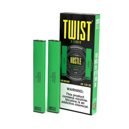 Twist E-Liquids Disposable Vape Strawberry Watermelon Twist X Hustle 1.3ml Disposable Twin Pack