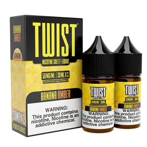 Twist E-Liquids Juice Twist E-Liquids Banana Amber 60ml Nic Salt Vape Juice