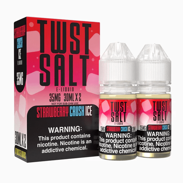 Twist E-Liquids Juice Twist E-Liquids Iced Strawberry Crush 60ml Nic Salt Vape Juice