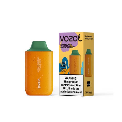 VOZOL Disposable Vape Kiwi Guava Passion Fruit VOZOL Star 6000 Disposable Vape (5%, 6000 Puffs)