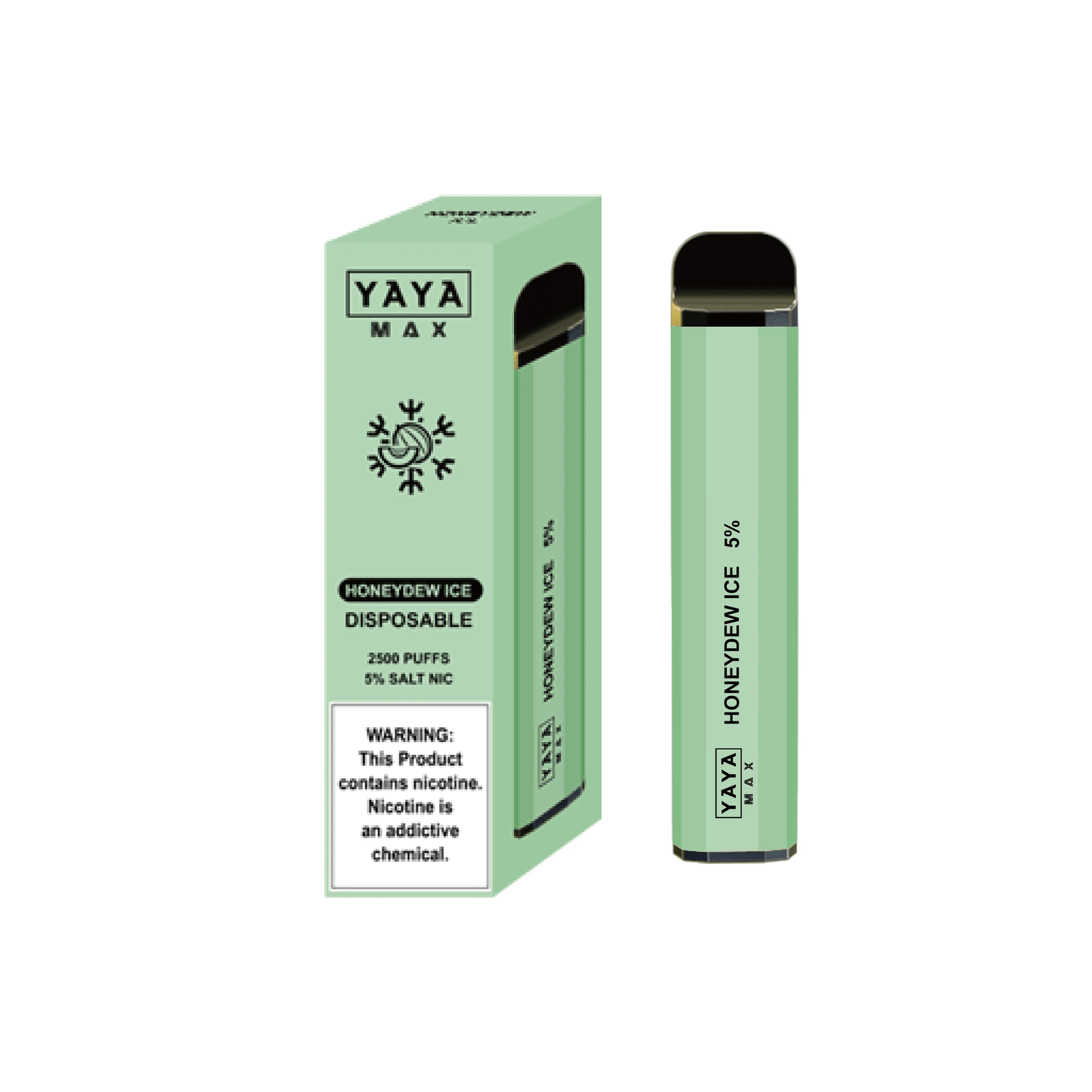 YAYA Disposable Vape Honeydew Ice YAYA Max Disposable Vape (5%, 2500 Puffs)