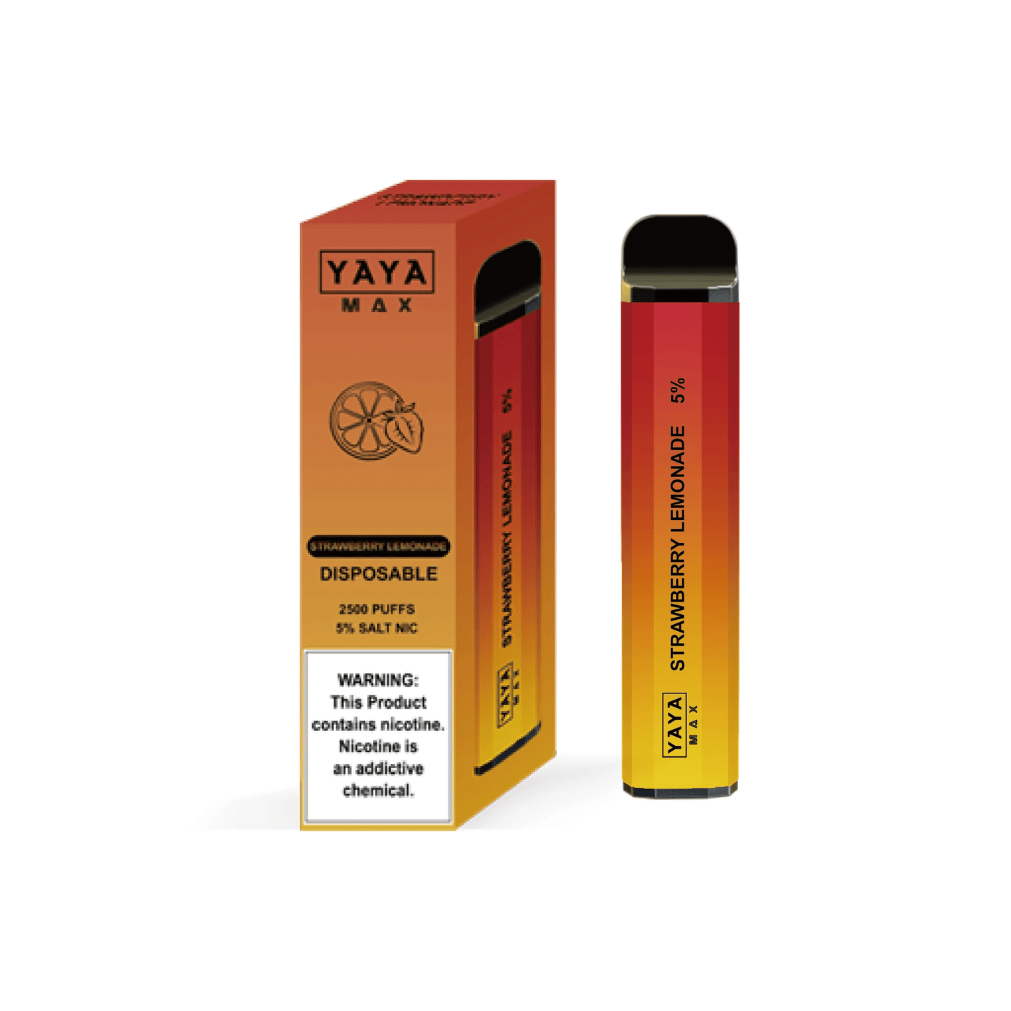 YAYA Disposable Vape Strawberry Lemonade YAYA Max Disposable Vape (5%, 2500 Puffs)